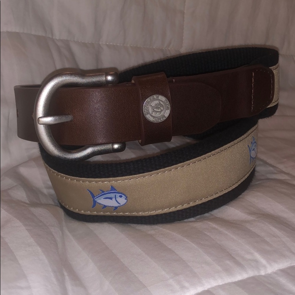 SOUTHERN TIDE Skipjack Ribbon Belt- New